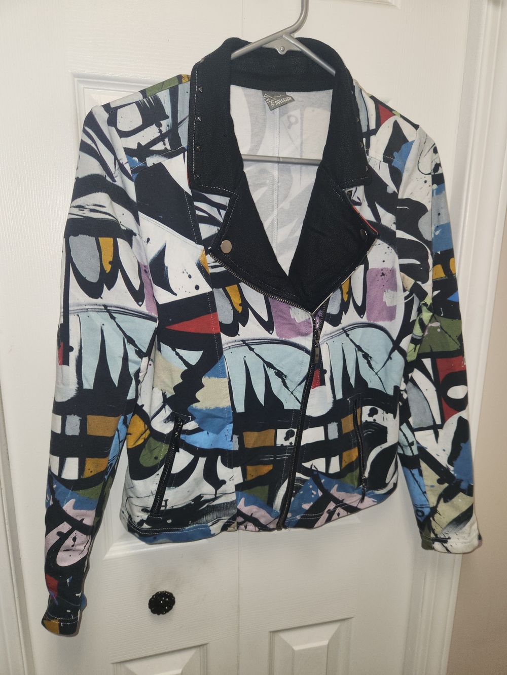 🍉Abstract Bomber Jacket - Picture 2 of 7